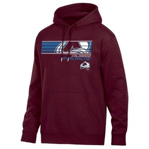 NWT NHL Colorado Avalanche Men's Hoodie Official Hooded Sweatshirt Burgundy